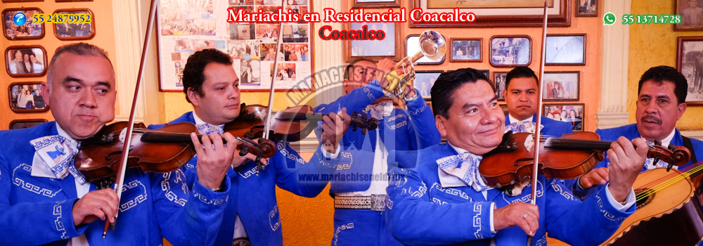 Mariachis en Residencial Coacalco